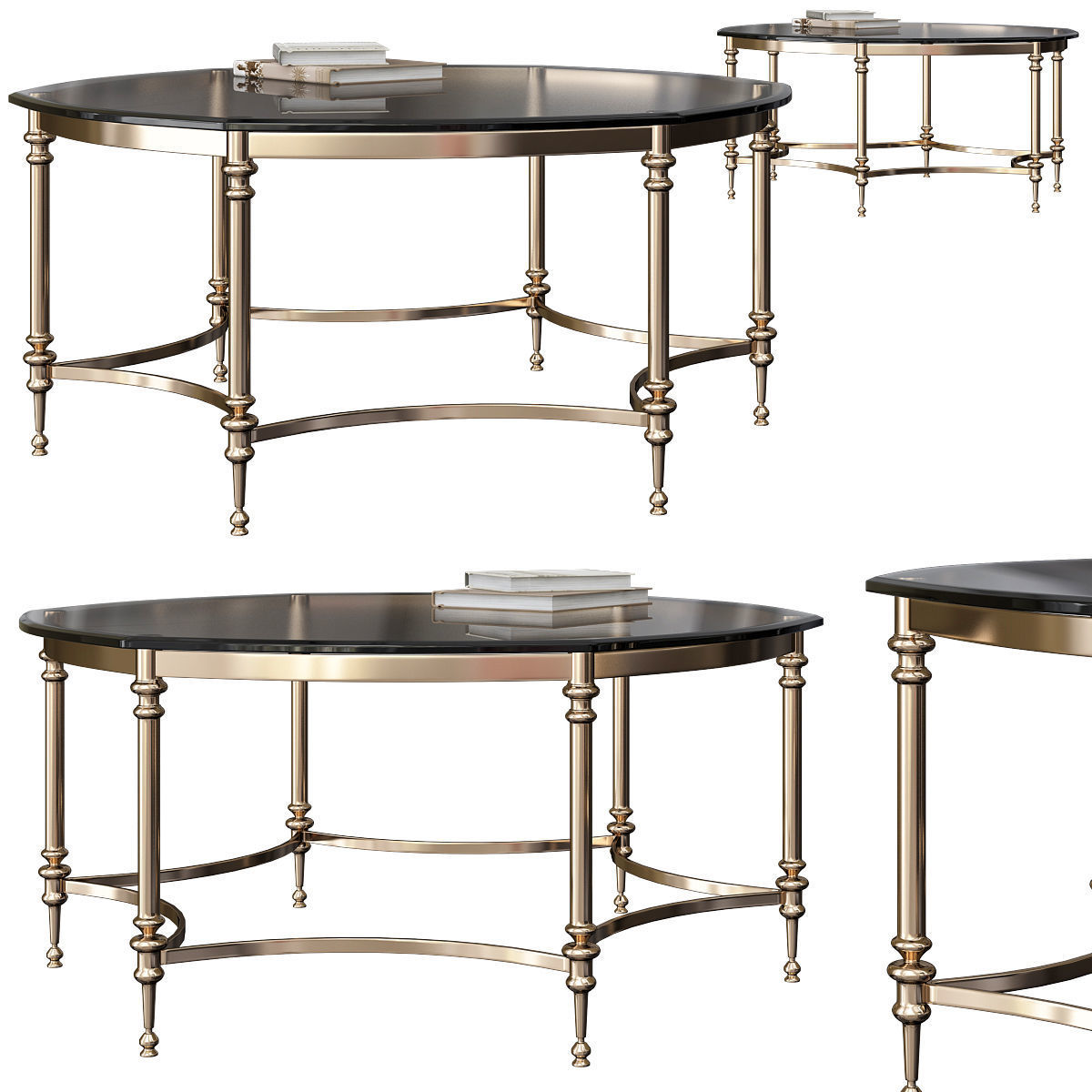 COFFE TABLE Collection 29 Pieces 3d model 3D model_1