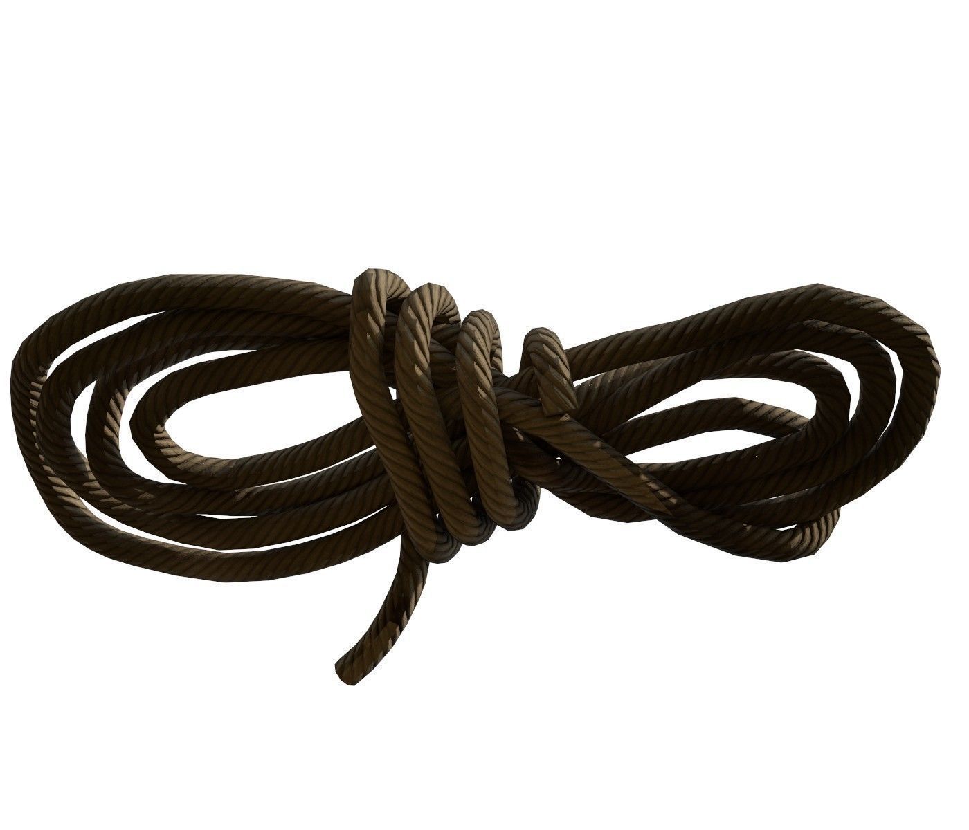 Rope - PBR Game Ready Low-poly 3D model_4