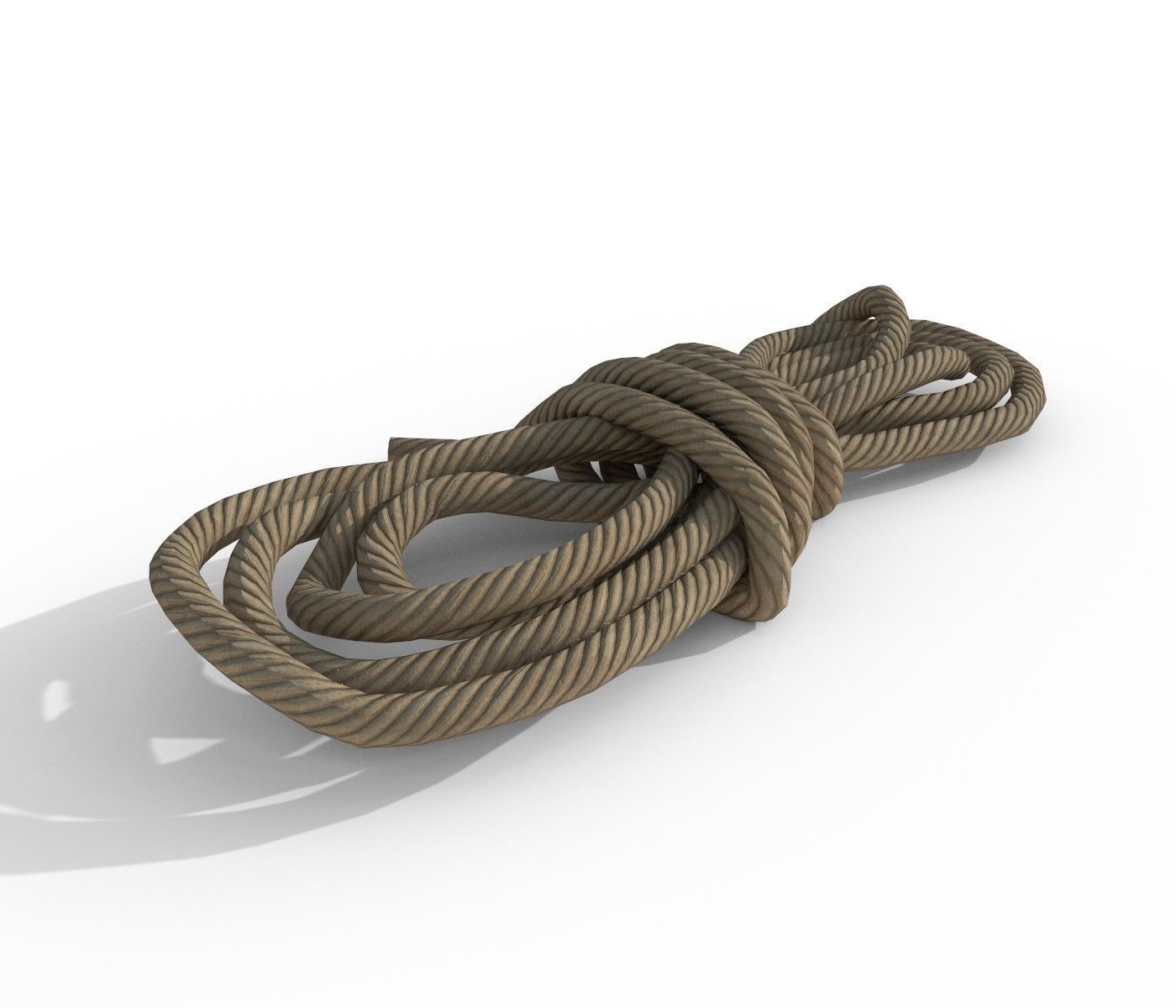 Rope - PBR Game Ready Low-poly 3D model_3