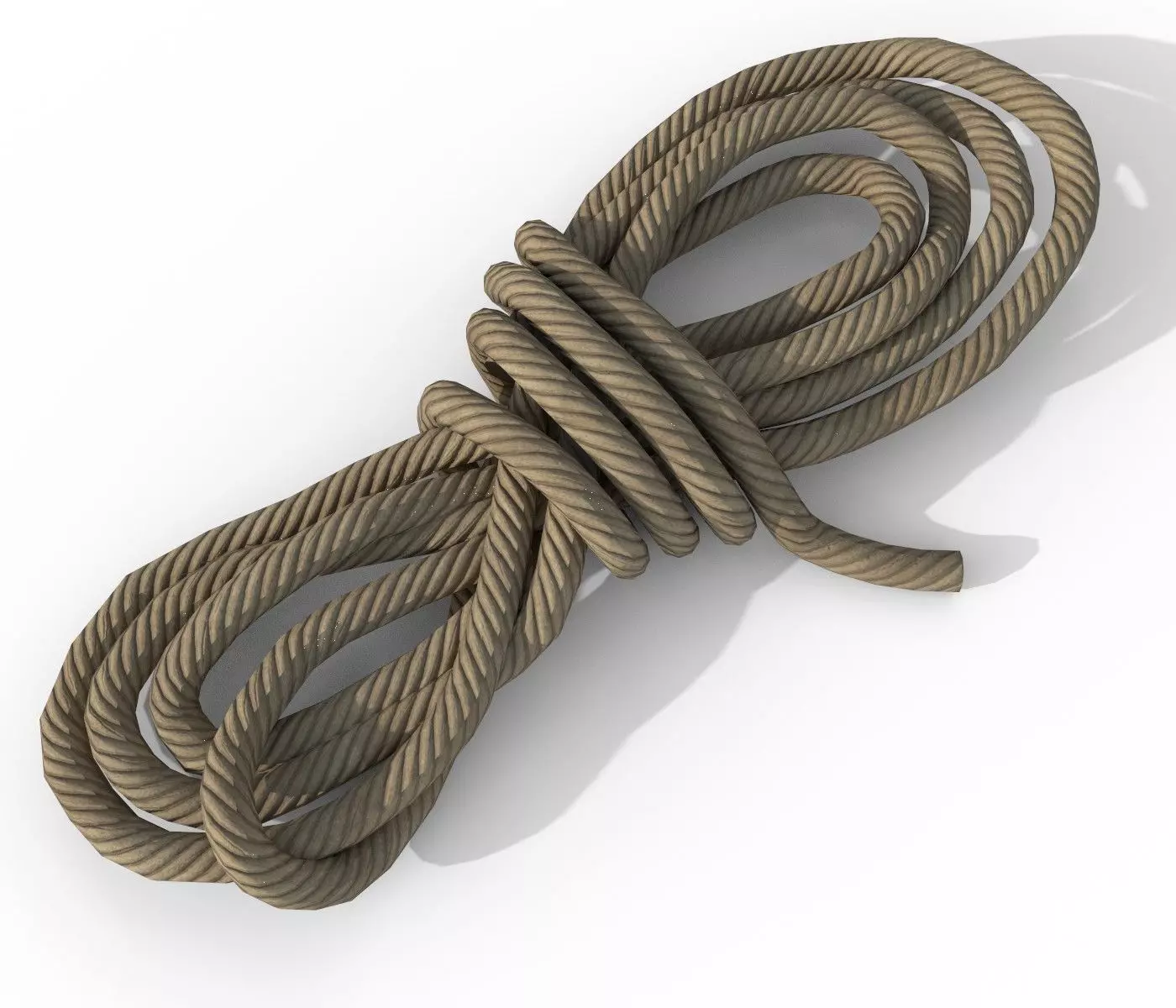 Rope - PBR Game Ready Low-poly 3D model_0