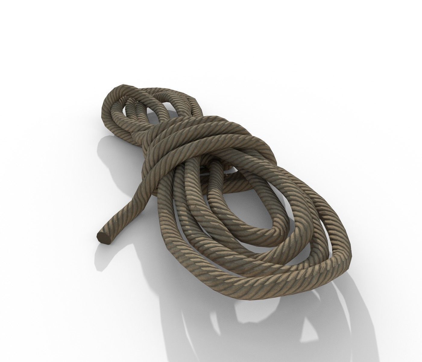 Rope - PBR Game Ready Low-poly 3D model_2