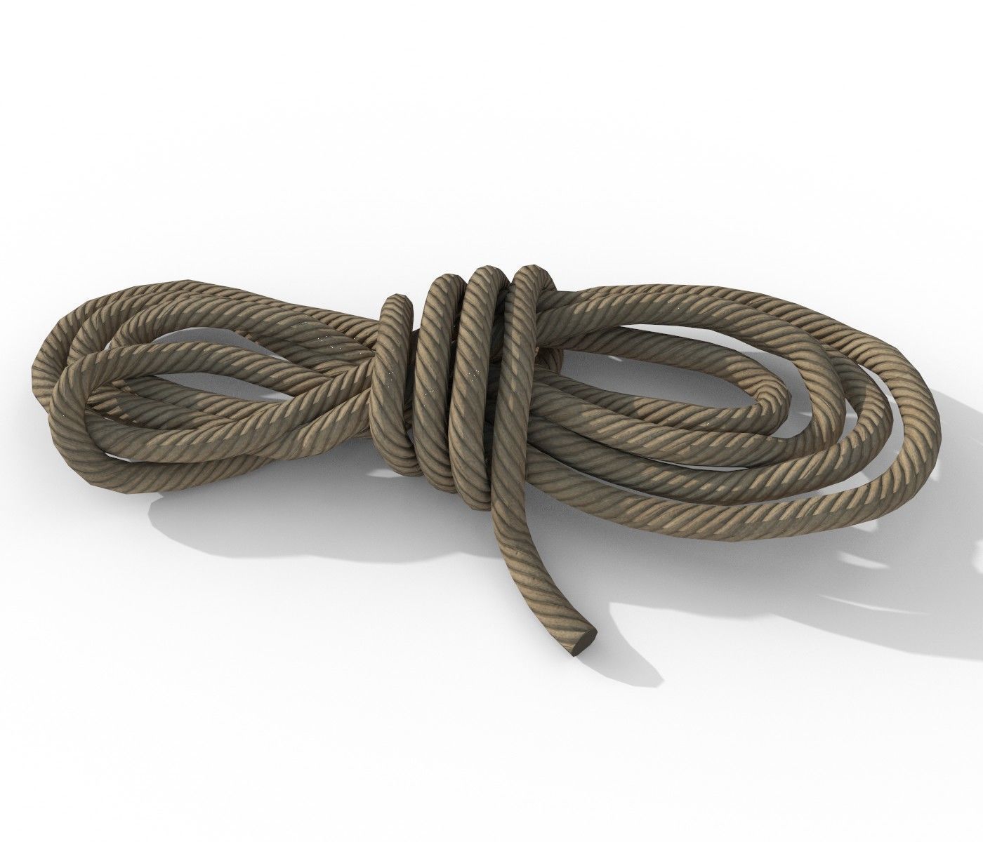 Rope - PBR Game Ready Low-poly 3D model_1