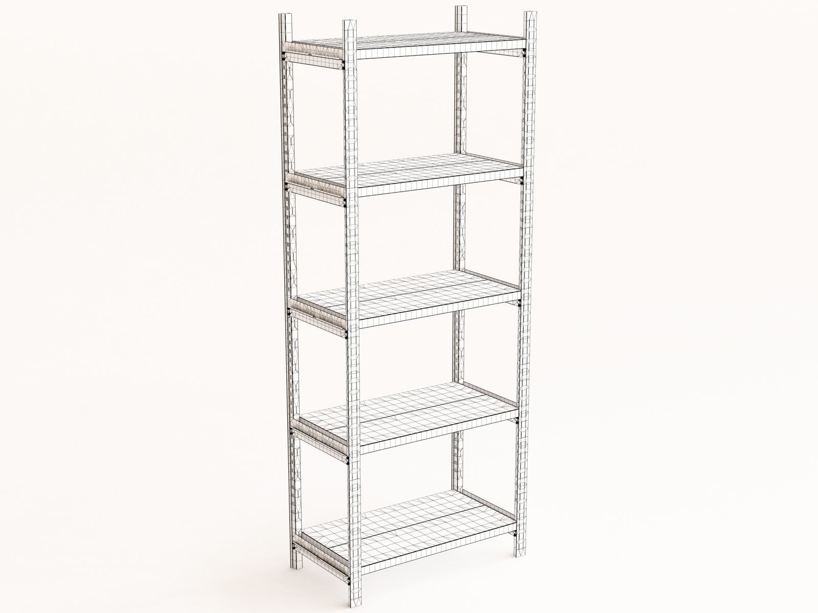 Rack industrial 3D model_1