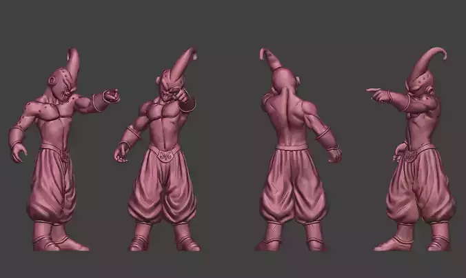 Dragon Ball Z Kid Buu - Majin Buu 3D printable model 3D print model