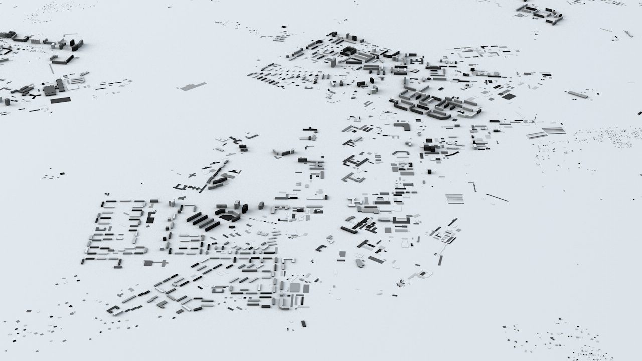 Novosibirsk Streets and Buildings 3D model_5