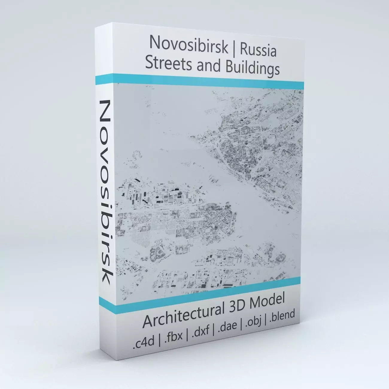Novosibirsk Streets and Buildings 3D model_0