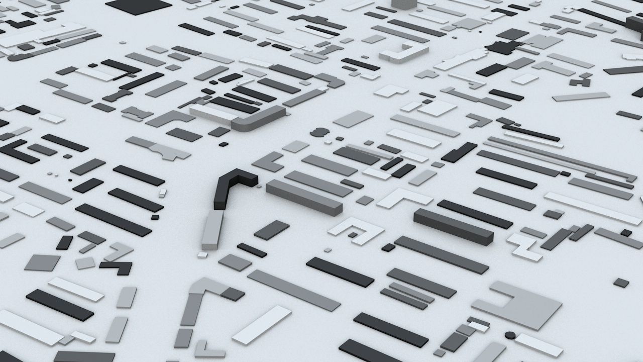 Yakutsk Streets and Buildings 3D model_7