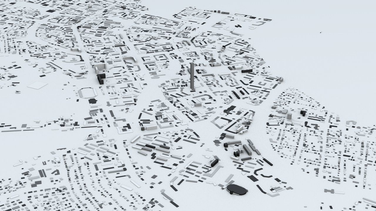 Yakutsk Streets and Buildings 3D model_5