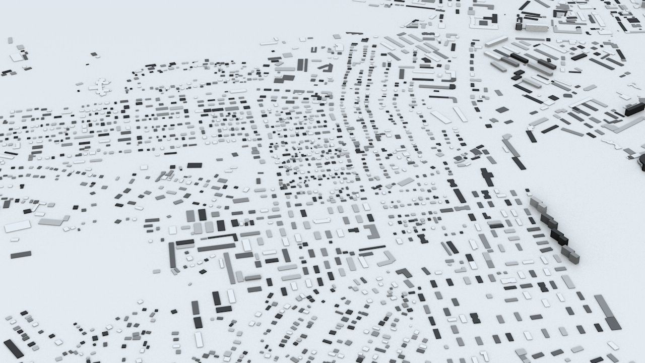 Yakutsk Streets and Buildings 3D model_3