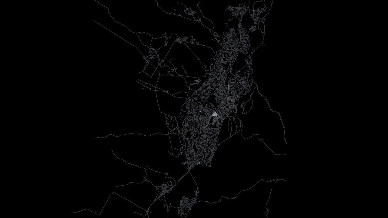 Yakutsk Road Network and Streets 3D model_8