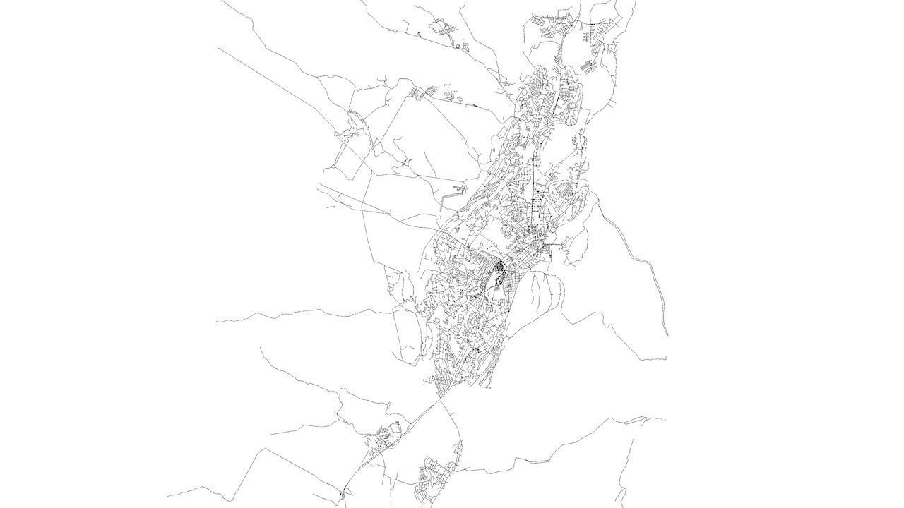 Yakutsk Road Network and Streets 3D model_9