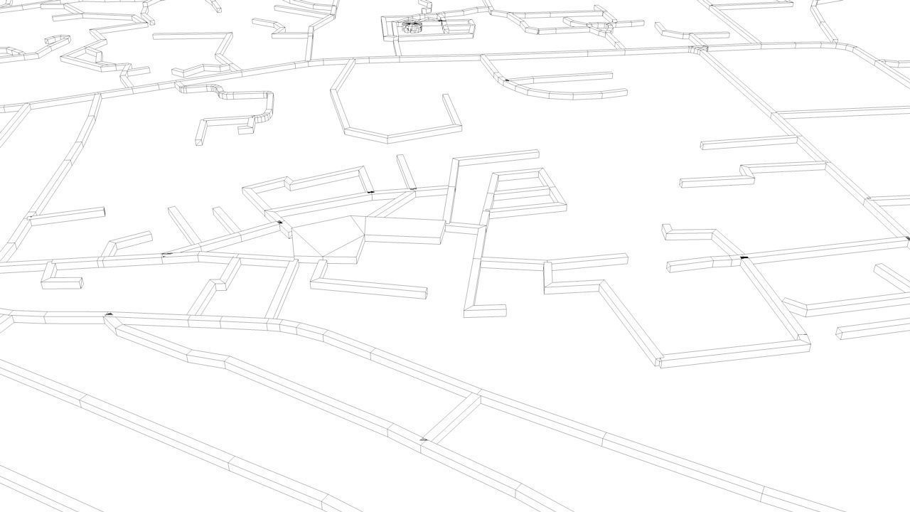 Yakutsk Road Network and Streets 3D model_12