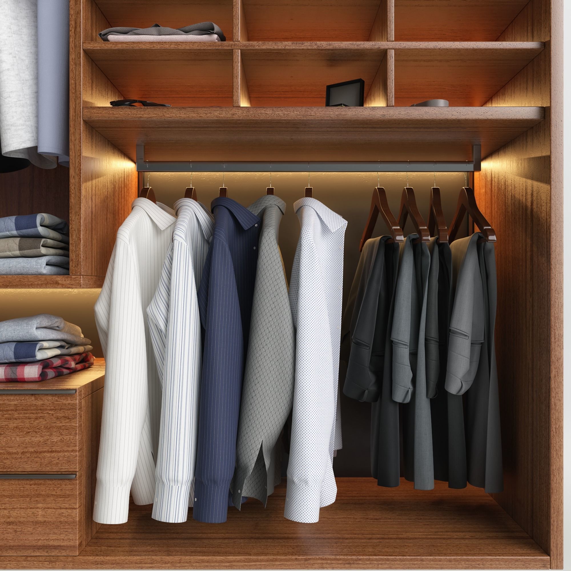Wardrobe Presotto 3D model_1