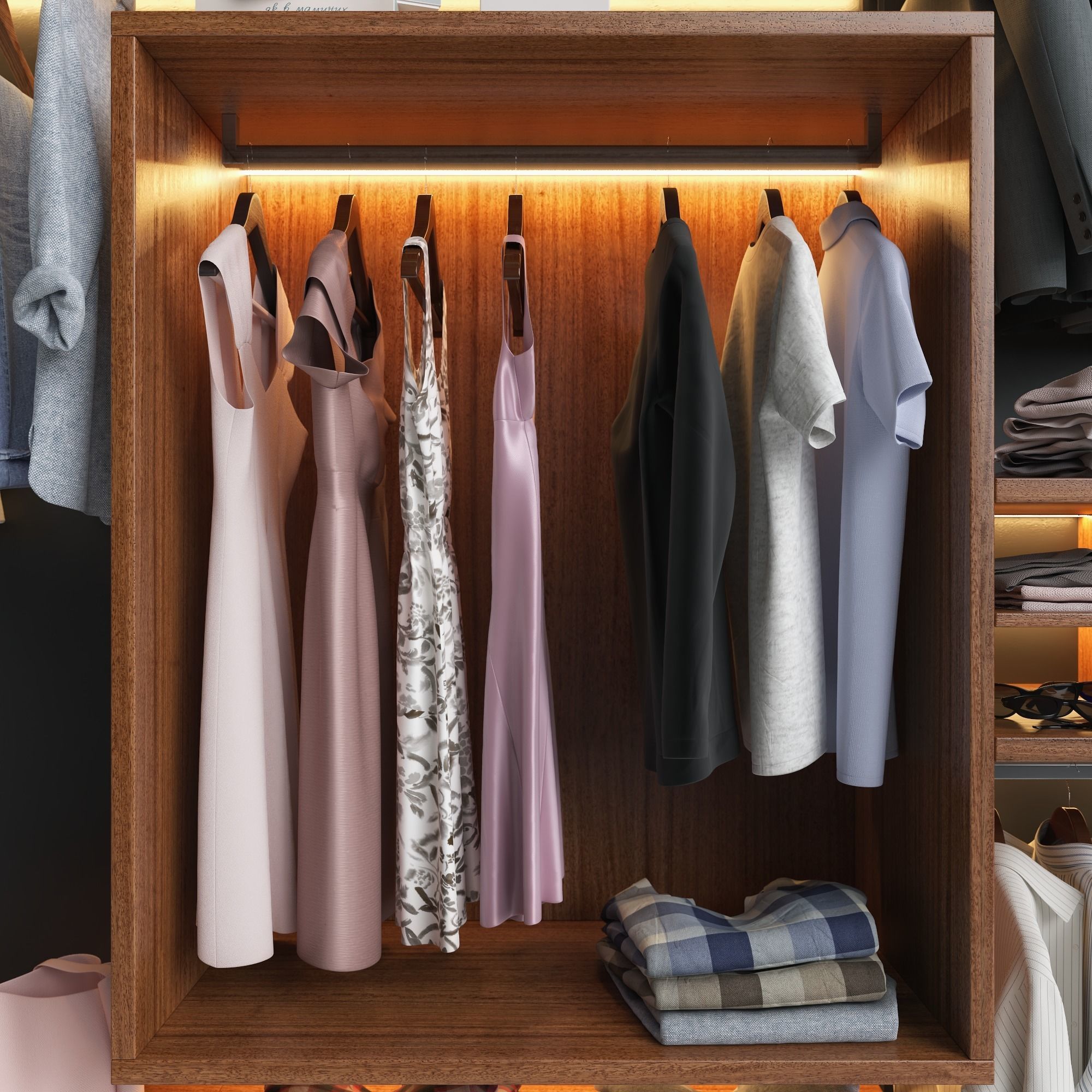 Wardrobe Presotto 3D model_2