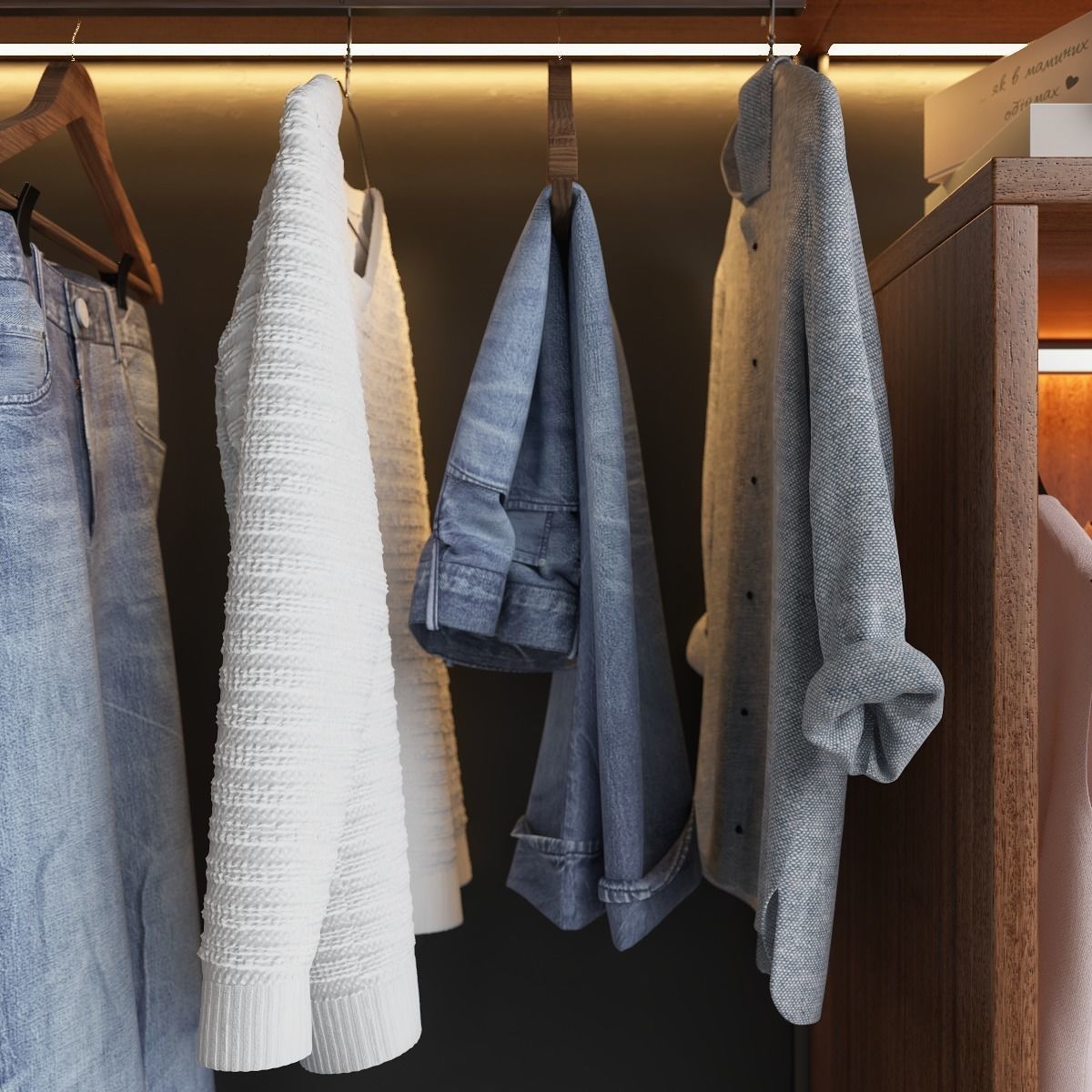Wardrobe Presotto 3D model_7