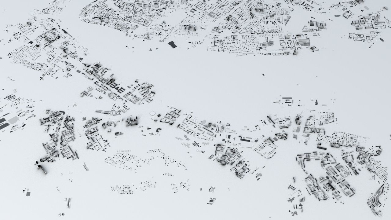 Irkutsk Streets and Buildings 3D model_6