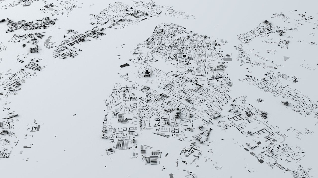 Irkutsk Streets and Buildings 3D model_5