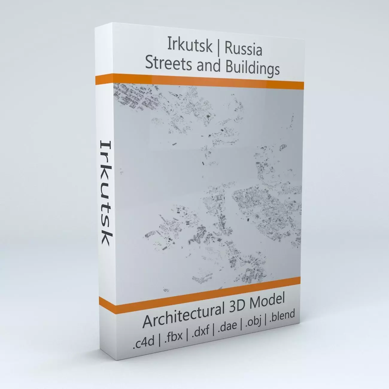Irkutsk Streets and Buildings 3D model_0