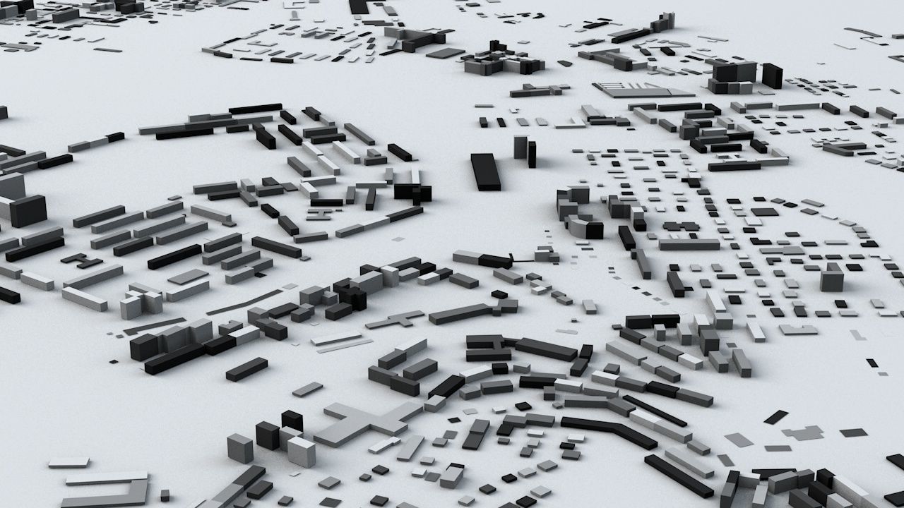 Irkutsk Streets and Buildings 3D model_3