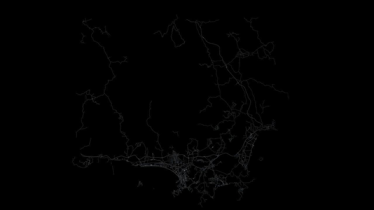 Sanya Road Network and Streets 3D model_6