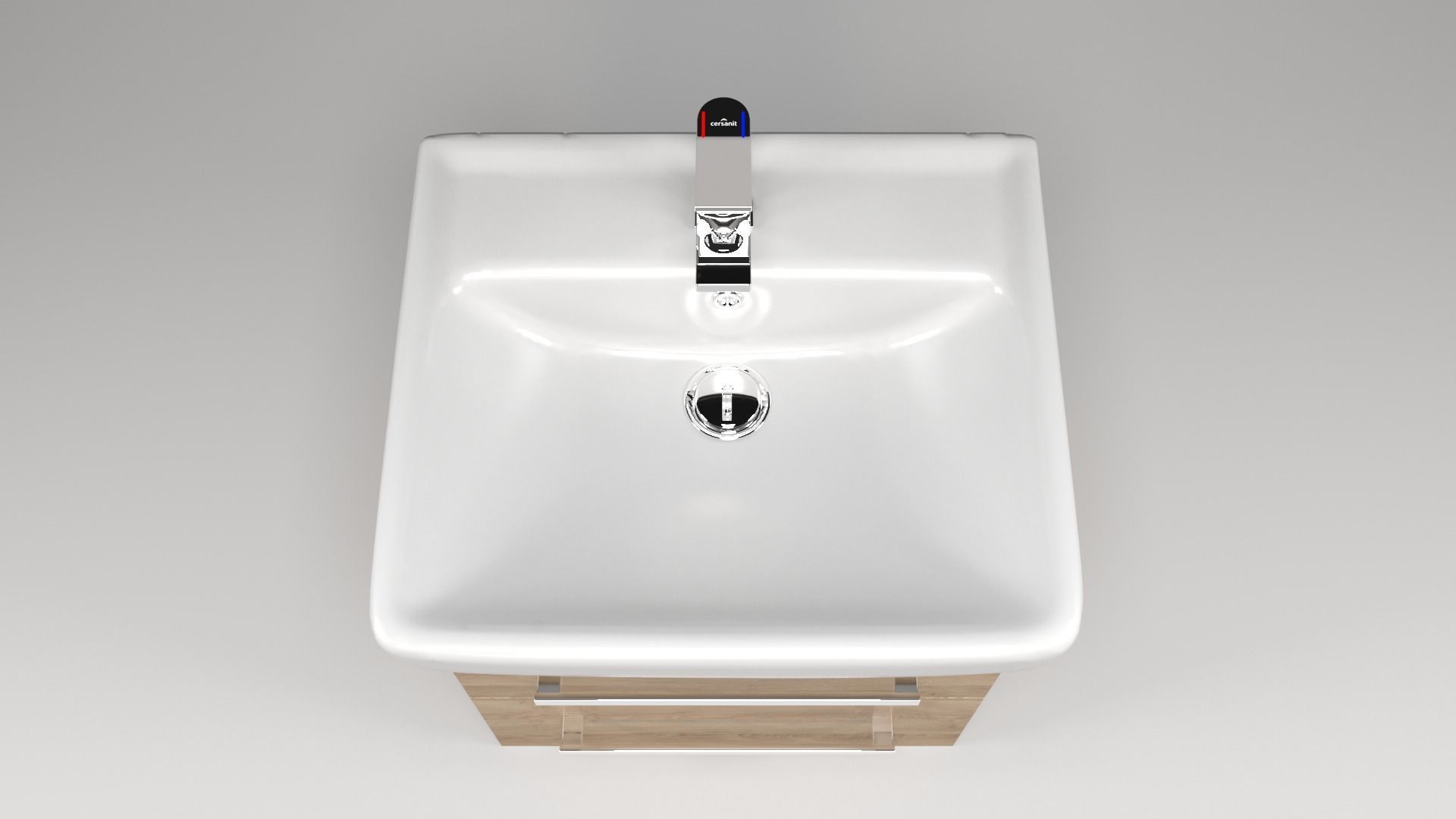 Bathroom Furniture set 01 3D model_2