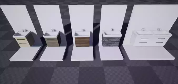 Bathroom Furniture set 01