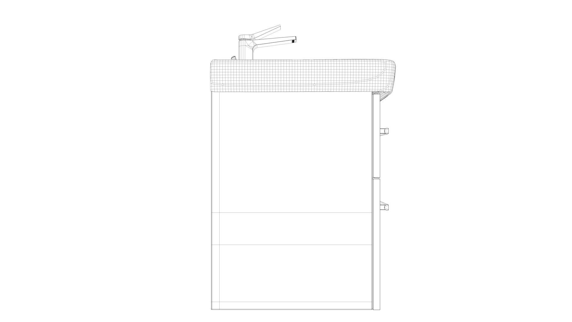 Bathroom Furniture set 01 3D model_20