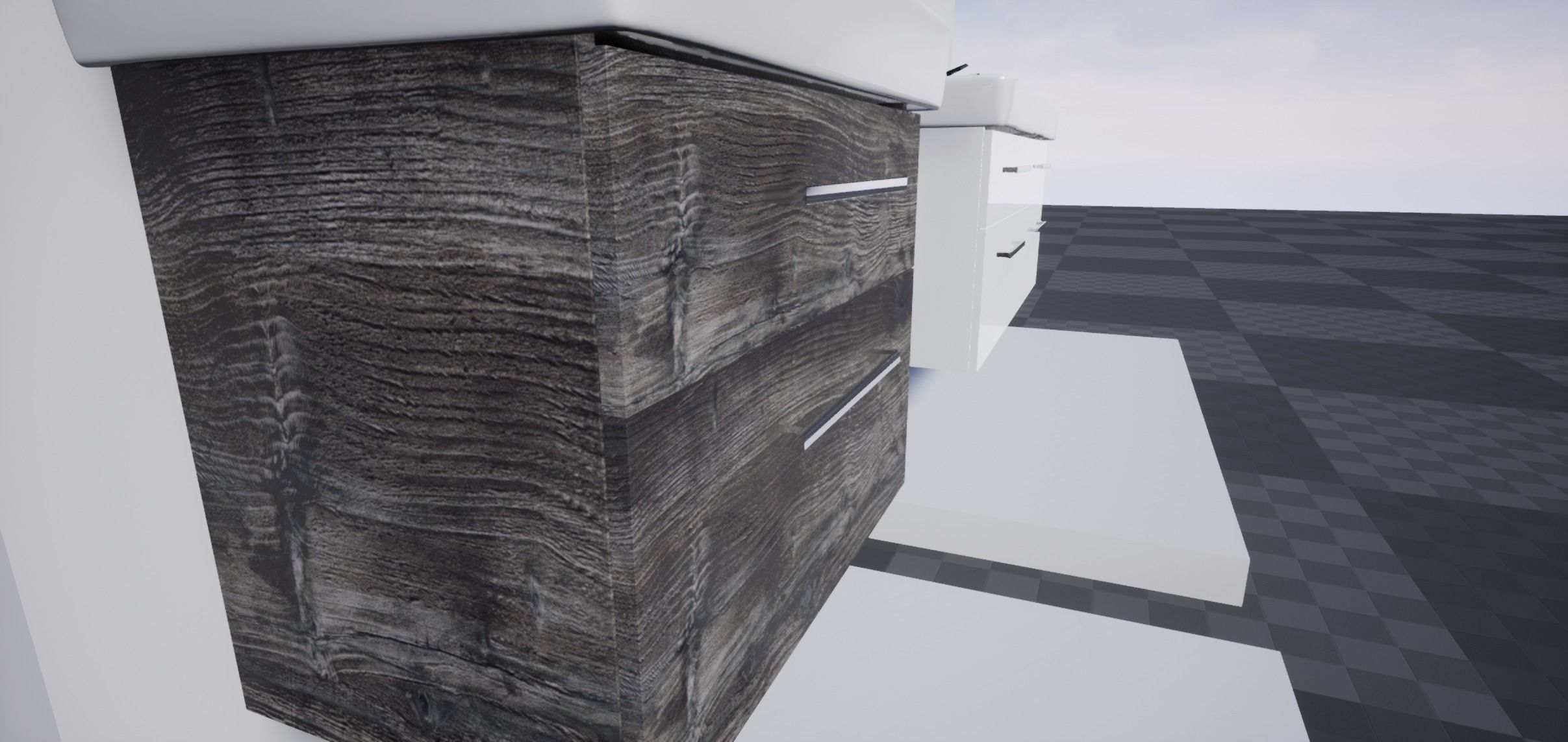 Bathroom Furniture set 01 3D model_11