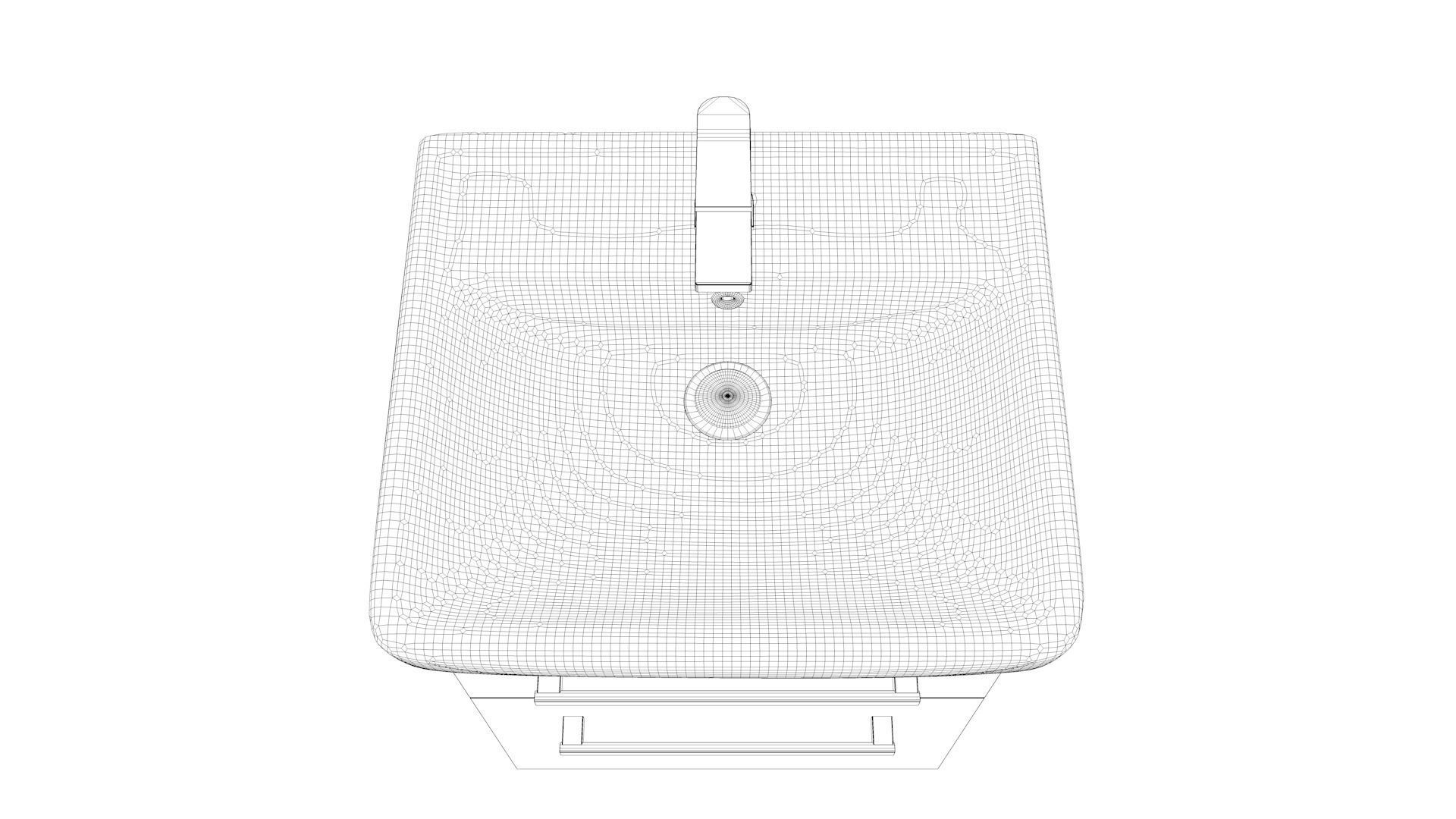 Bathroom Furniture set 01 3D model_17