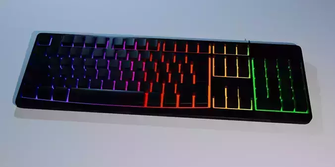 Keyboard colorful