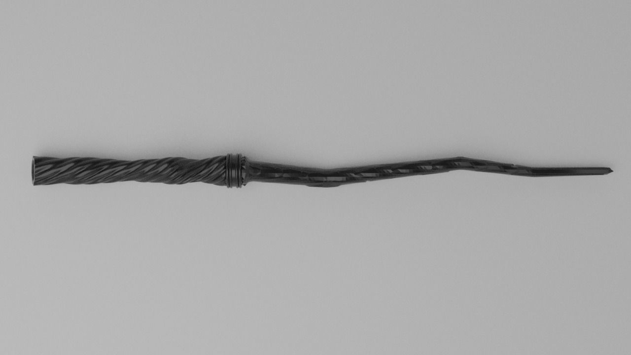 Harry Potter Style Wizard Wand 3d Printable 3D print model_4