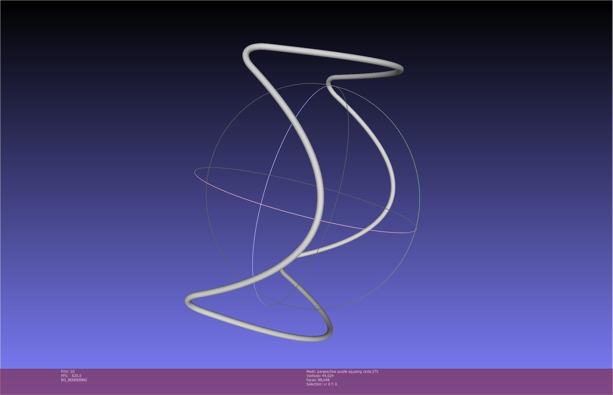 3D-Printable Perspective Puzzle - Squaring Circle 3D print model_41