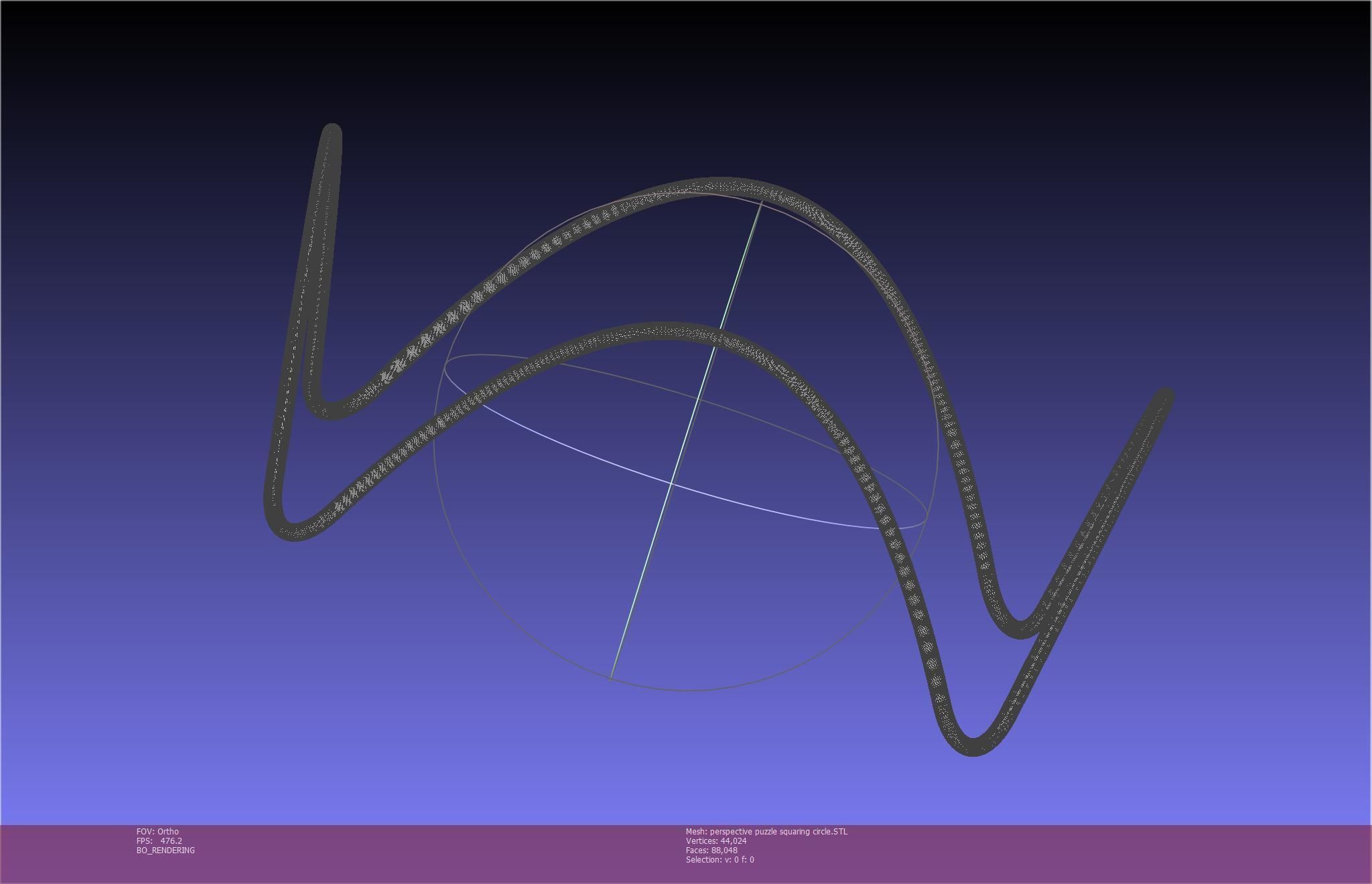 3D-Printable Perspective Puzzle - Squaring Circle 3D print model_73