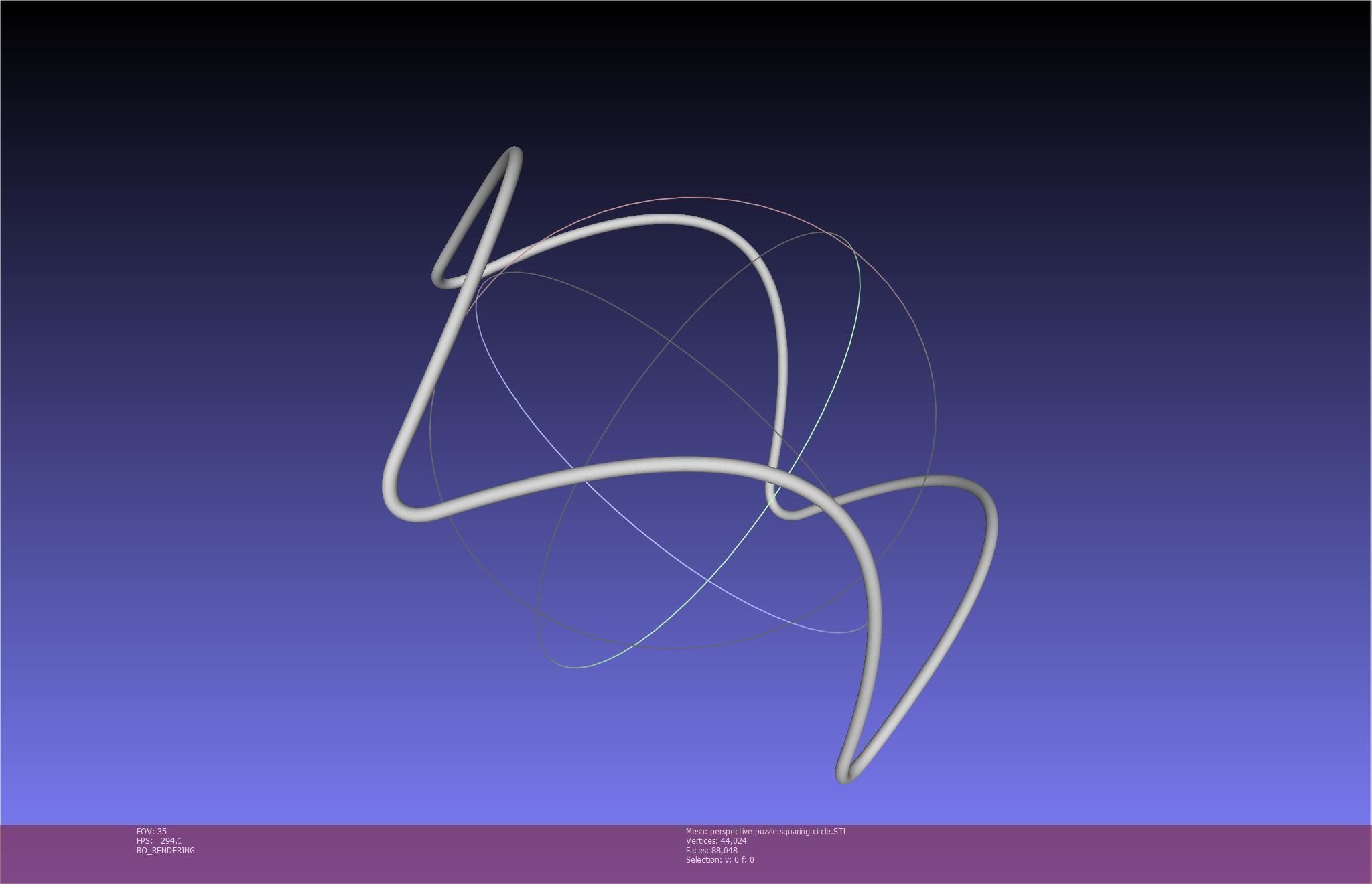 3D-Printable Perspective Puzzle - Squaring Circle 3D print model_31