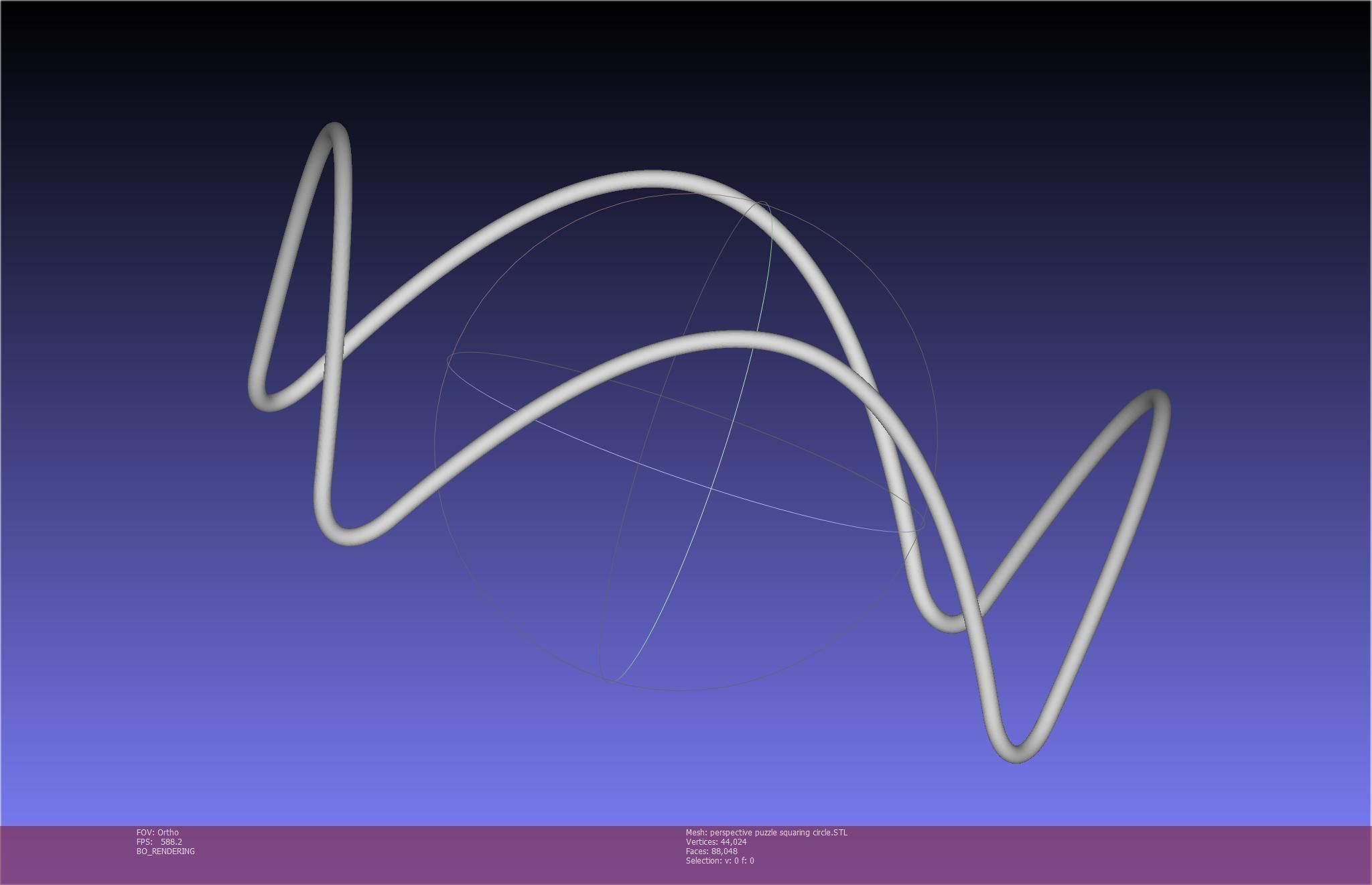 3D-Printable Perspective Puzzle - Squaring Circle 3D print model_74
