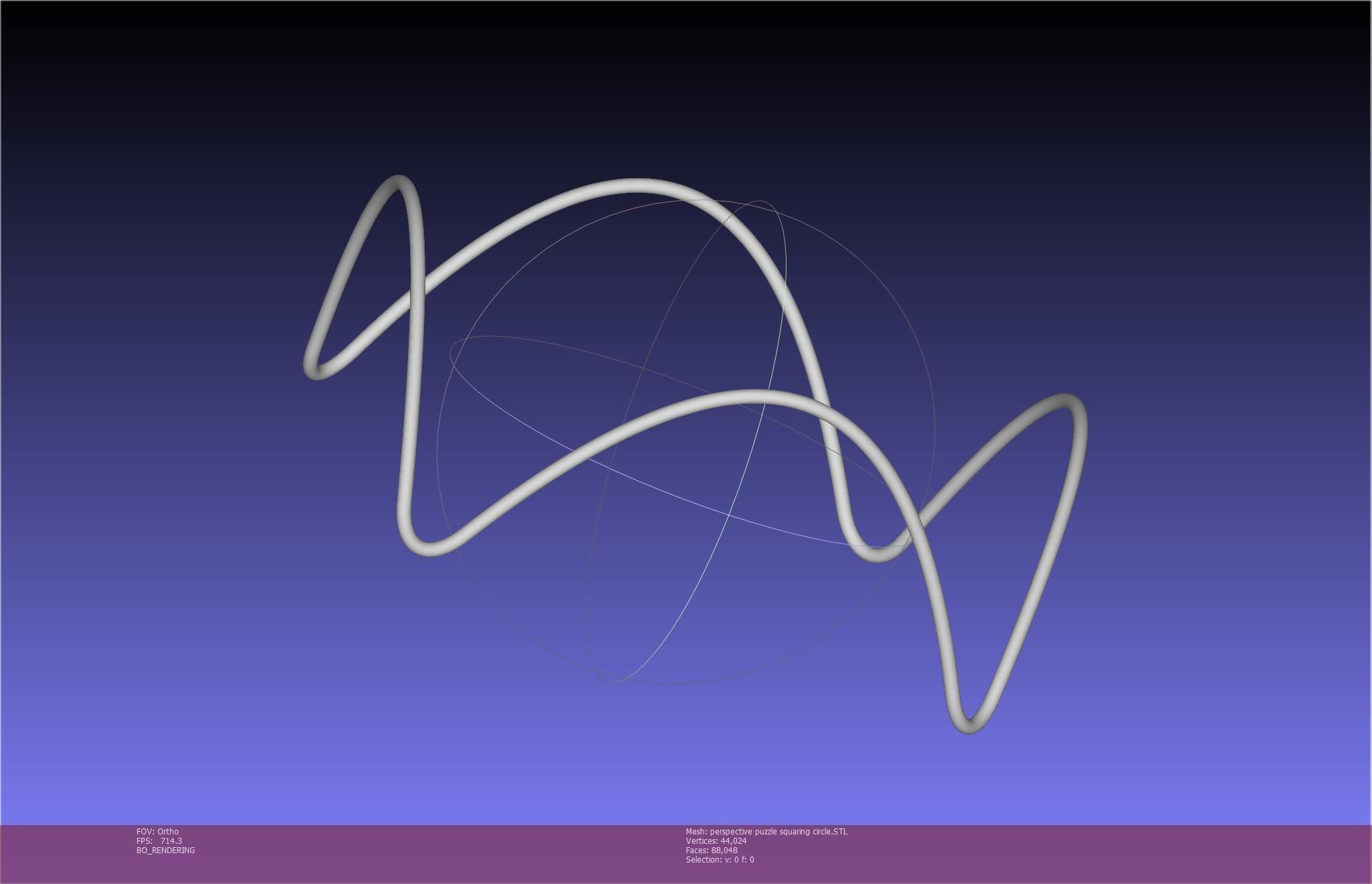 3D-Printable Perspective Puzzle - Squaring Circle 3D print model_75