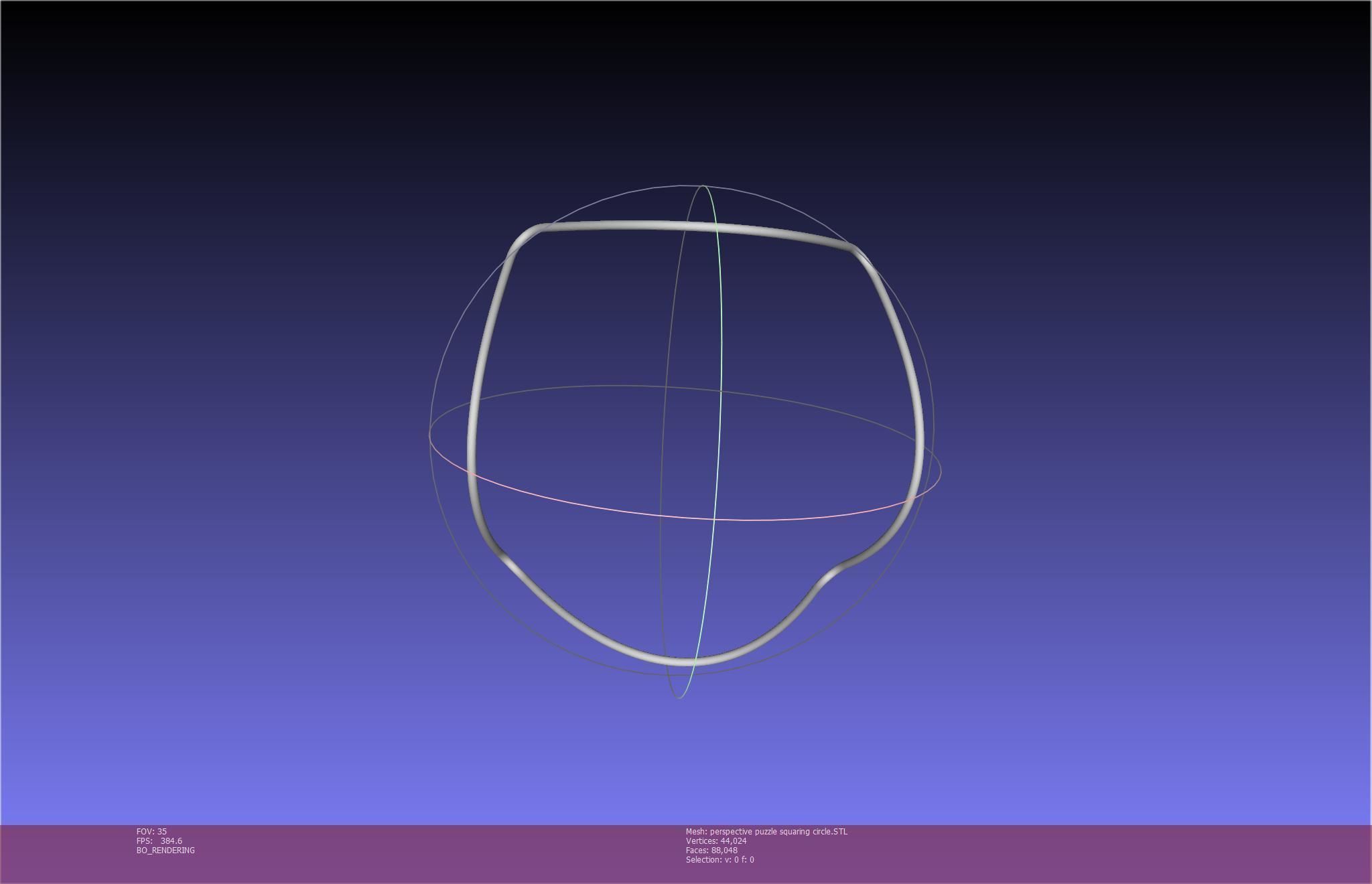 3D-Printable Perspective Puzzle - Squaring Circle 3D print model_47