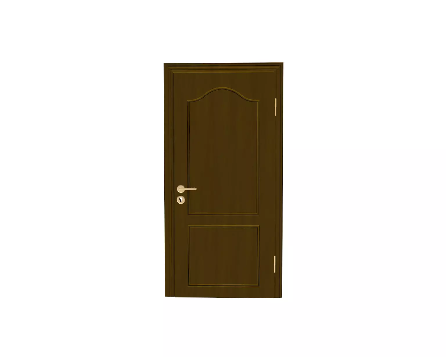 Mahogany inside door Free 3D model_0