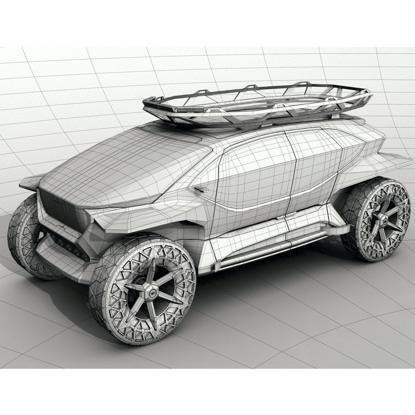 Audi AI Trail 3D model_16