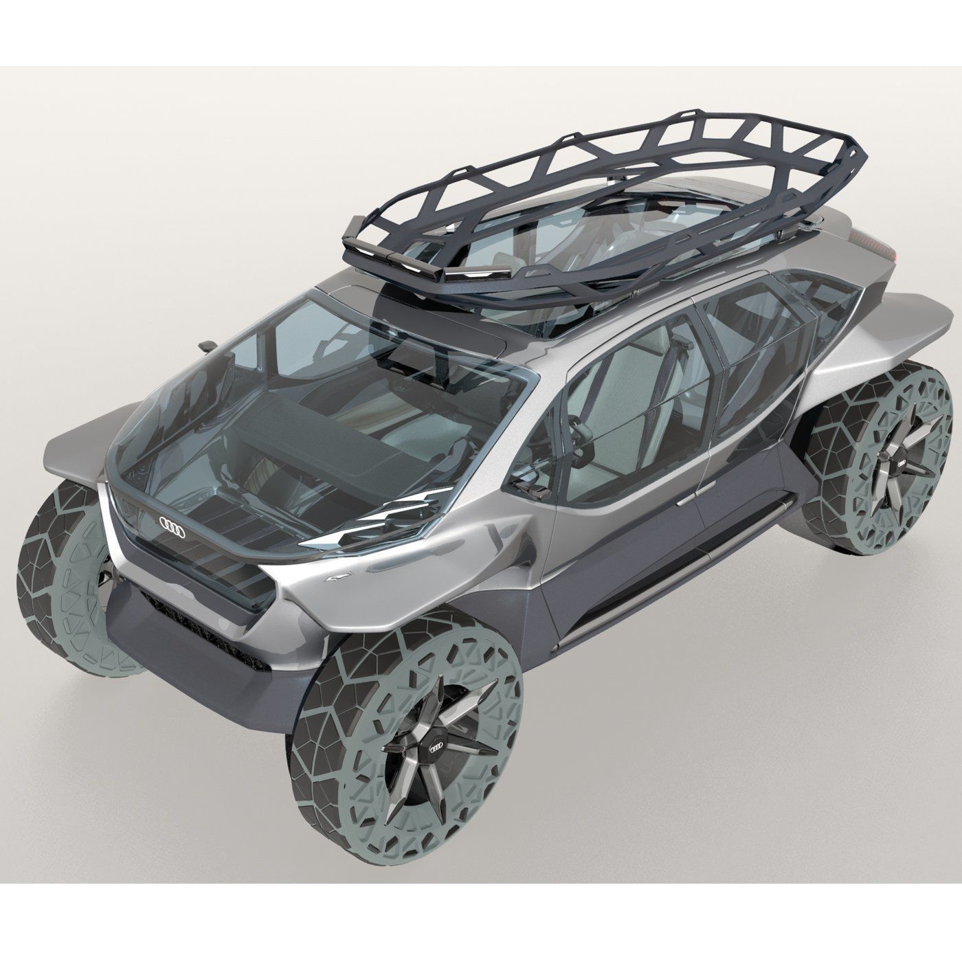 Audi AI Trail 3D model_9