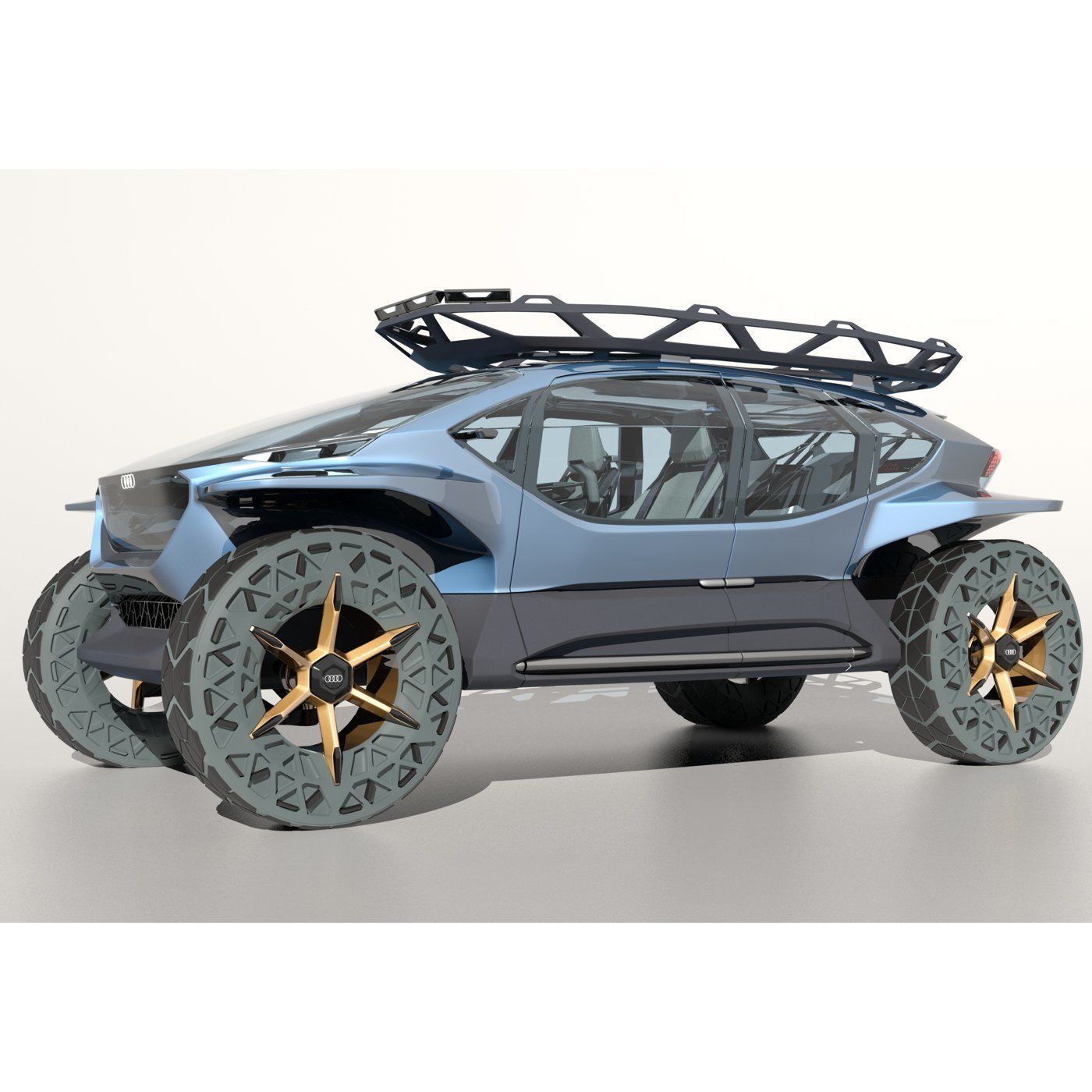 Audi AI Trail 3D model_12