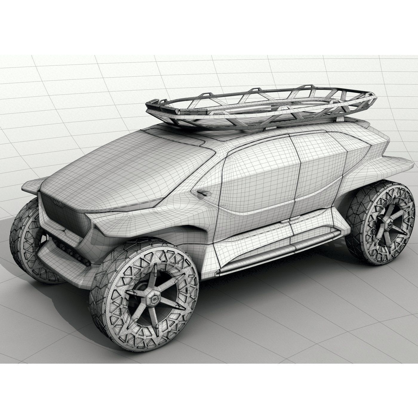 Audi AI Trail 3D model_13