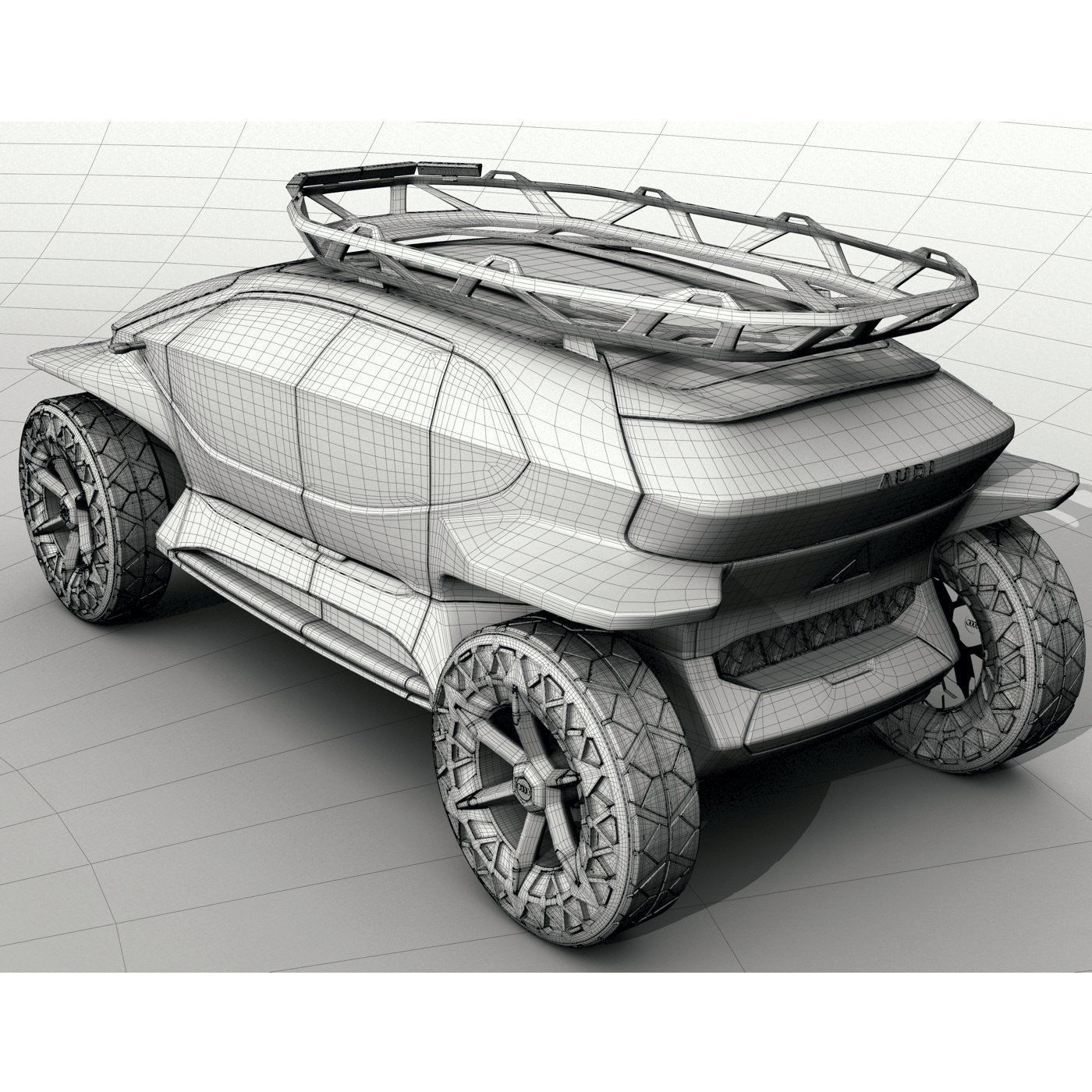 Audi AI Trail 3D model_14