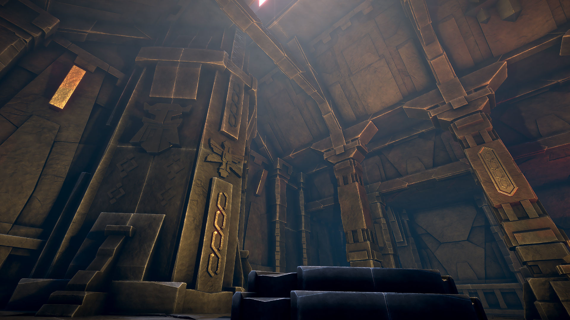 Dwarven ruins Low-poly 3D model_3