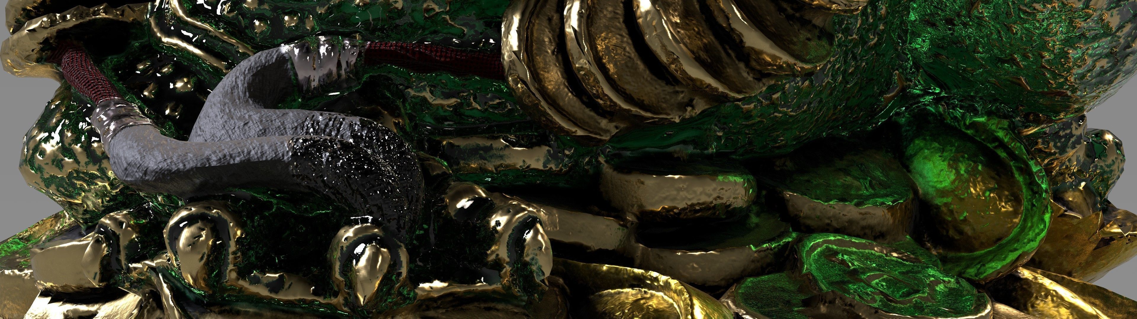 Jin Chan Money Frog Low-poly 3D model_13