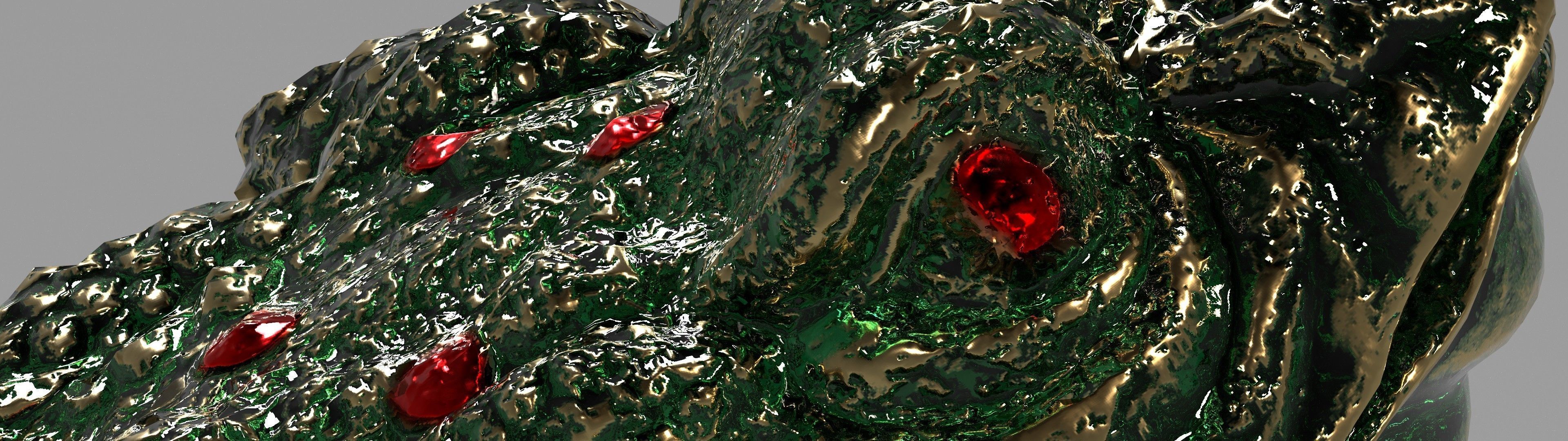 Jin Chan Money Frog Low-poly 3D model_12