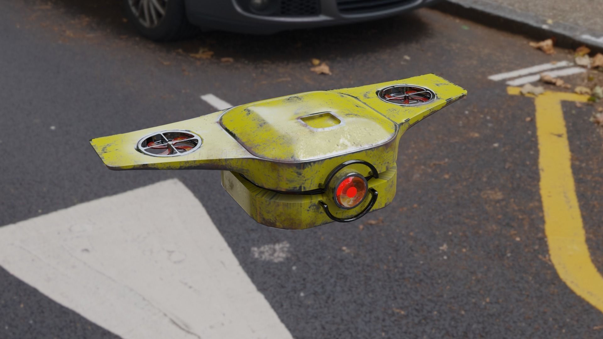 OLD DRONE  3D model_5