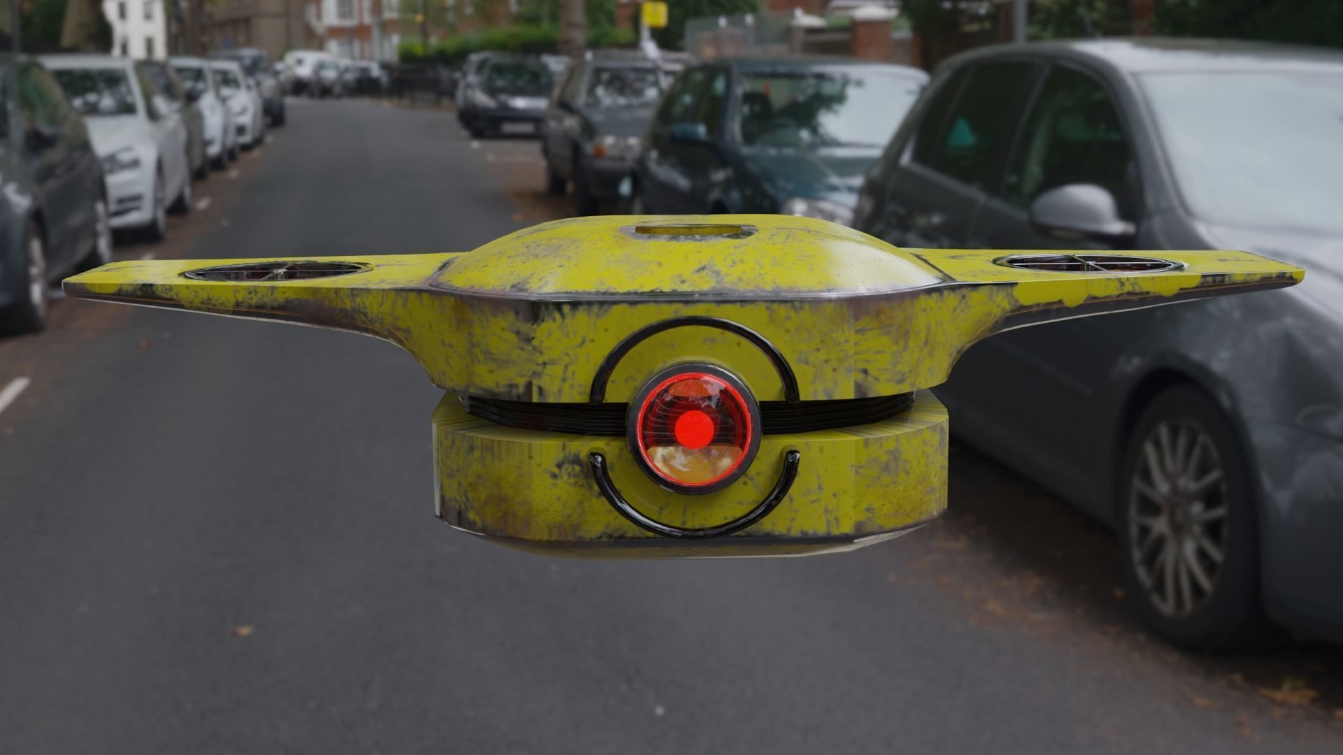 OLD DRONE  3D model_3