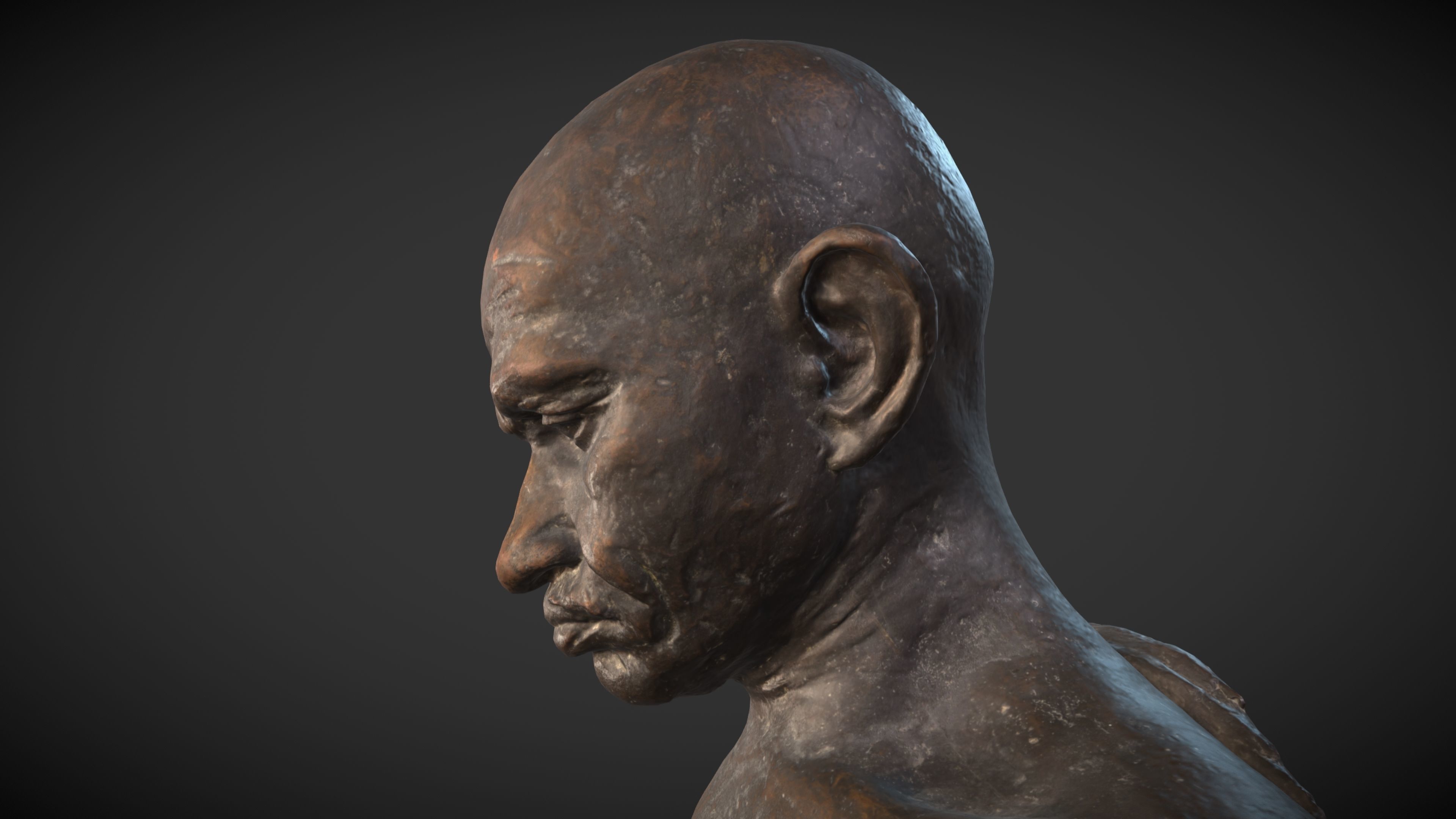 Gandhi by Karmarkar 3DP 3D print model_14