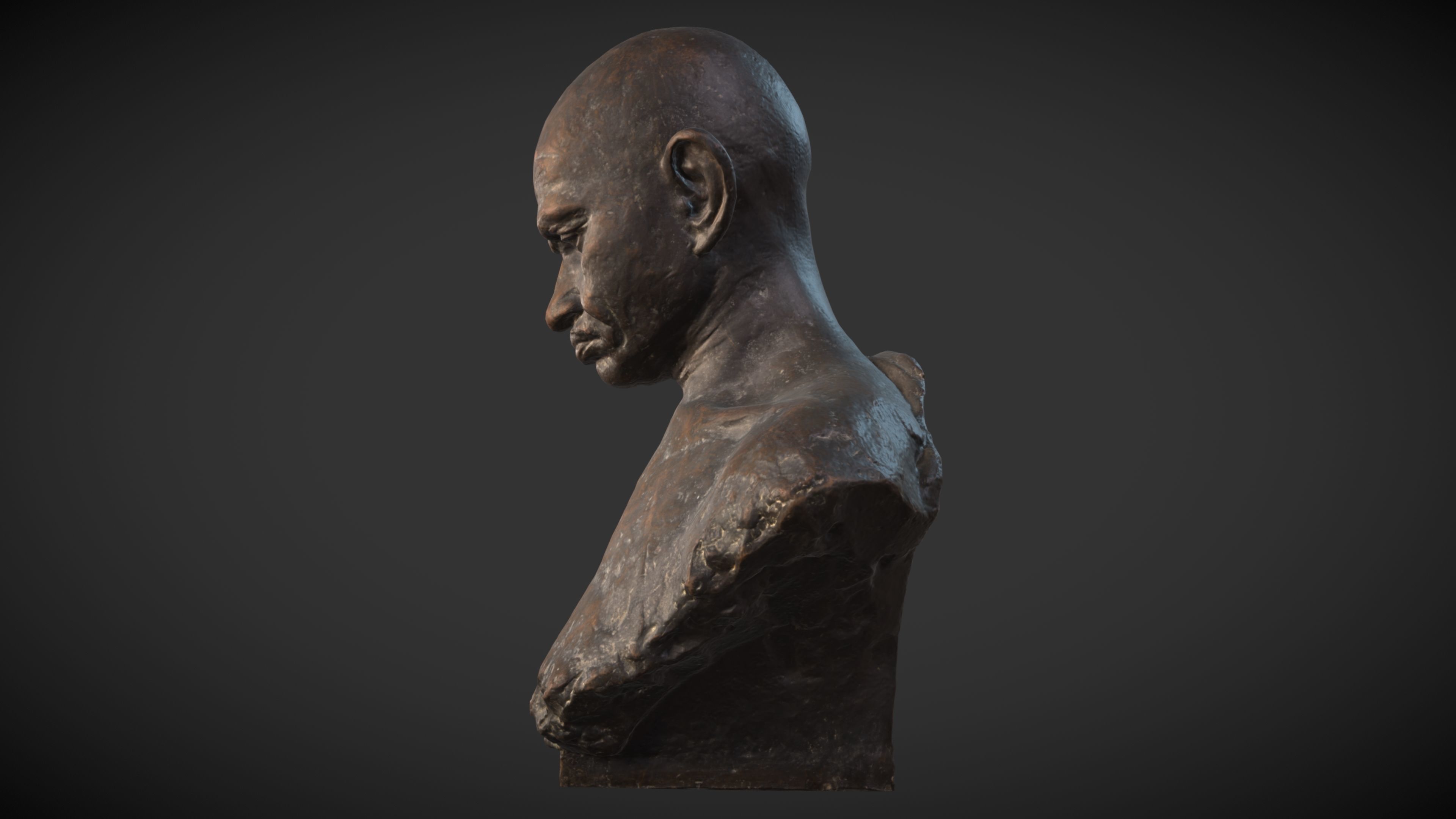 Gandhi by Karmarkar 3DP 3D print model_8